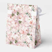 Petals & Prosecco Rosa Blumendusche Vielen Dank Geschenkschachtel (Rückseite)