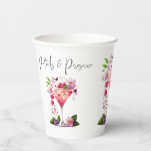 Petals & Prosecco Rosafarbenes Florales Brautbad