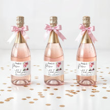 Petals & Prosecco Rosafarbenes Florales Brautbad