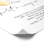 Petals & Prosecco - Setzen Sie einen Ring auf das  Poster (Ecke)