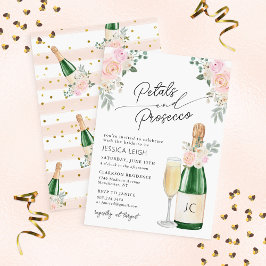 Petals & Prosecco Sparkling Brautparty Einladung