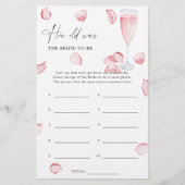 Petals Prosecco - Wie alt war die Braut, um ein Sp (Vorderseite)