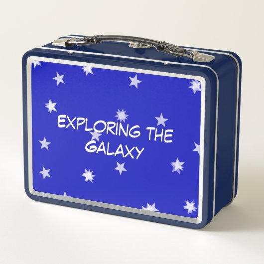 Petals Spaceship Pink Purple Blumen Metall Brotdose (Rückseite)