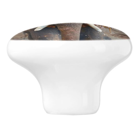 Petals & Trunks Keramikknauf (Seitenansicht)