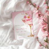 Petals und Prosecco Arch Bridal Dusche Einladung