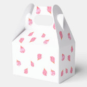 Petals und Prosecco Blush Brautparty Geschenkschachtel (Rückseite)