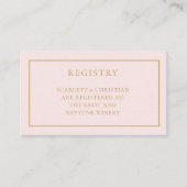 Petals und Prosecco-Brautparty Begleitkarte (Vorderseite)