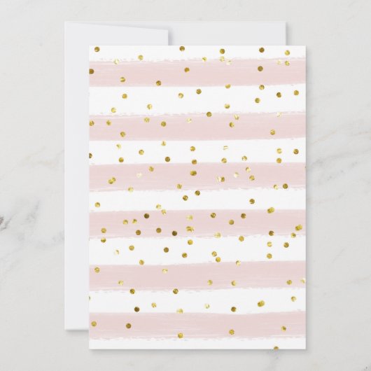 Petals und Prosecco Brautparty Brunch Einladung (Rückseite)