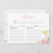 Petals und Prosecco-Brautparty Einladung (Vorderseite)