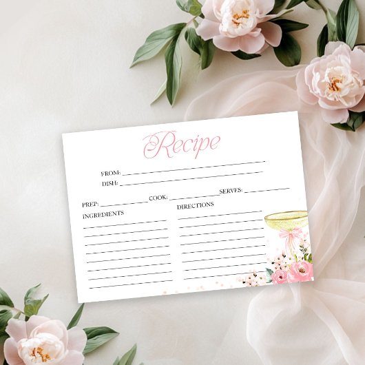 Petals und Prosecco-Brautparty Einladung