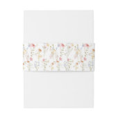 Petals und Prosecco-Brautparty Einladungsbanderole (Rückseitenbeispiel)