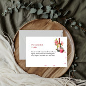 Petals und Prosecco-Brautparty Party Begleitkarte