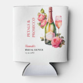 Petals und Prosecco-Brautparty Party Dosenkühler (Vorderseite)