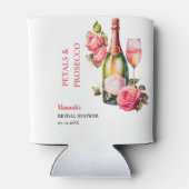 Petals und Prosecco-Brautparty Party Dosenkühler (Rückseite)