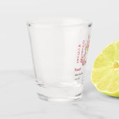 Petals und Prosecco-Brautparty Party Schnapsglas (Links)