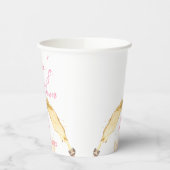 Petals und Prosecco Bridal Show Wedding Paper Cups Pappbecher (Links)