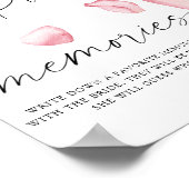 Petals und Prosecco - Erinnerungen mit der Braut Poster (Ecke)