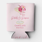 Petals und Prosecco Garden Bridal Dosenkühler (Vorderseite)