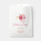 Petals und Prosecco Garden Bridal Geschenktütchen (Vorderseite)