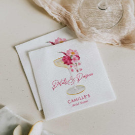 Petals und Prosecco Garden Bridal Serviette