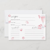 Petals und Prosecco - Rezeptkarte (Vorderseite)