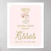Petals und Prosecco schätzen wie viele Kisses Game Poster (Vorne)