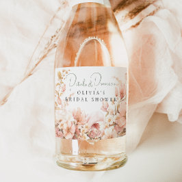 Petals und Prosecco Sparkling Wein Schaumweinetikett