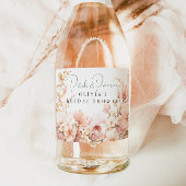 Petals und Prosecco Sparkling Wein Schaumweinetikett