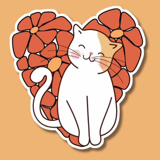 Petals und Purras wasserdicht Aufkleber