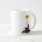 Petals und Stones Symphony Jumbo-Tasse (Vorderseite Rechts)