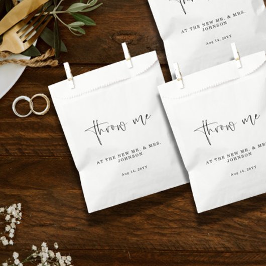 Petals werfen mir Hochzeitspapier Geschenktütchen
