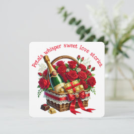 Petals Whisper - Valentinskarte Dankeskarte