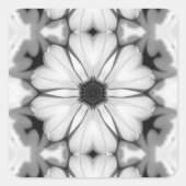 PetalSymphonie Quadratischer Aufkleber (Vorderseite)