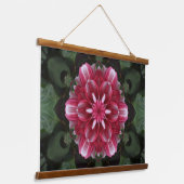 Petalsymphonie Wandteppich Mit Holzrahmen (Gewinkelt)
