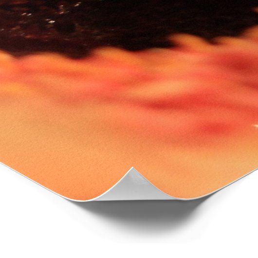 Petaltropfen Poster (Ecke)