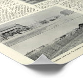 Petaluma Businesses, Kalifornien Poster (Ecke)
