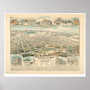 Petaluma, CA. (1314A) Poster