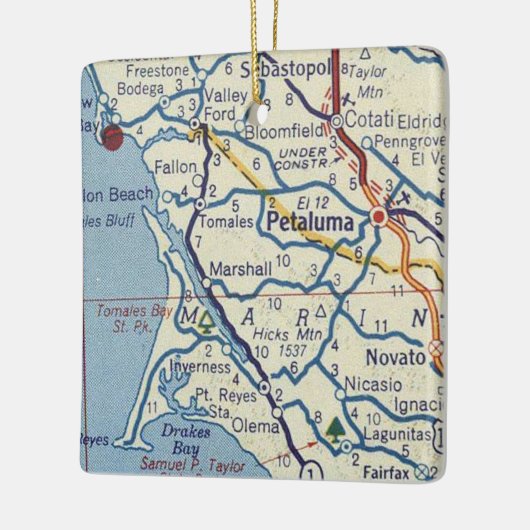 Petaluma CA Keramikornament (Links)