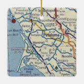 Petaluma CA Keramikornament (Rückseite)