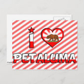 Petaluma, CA Postkarte (Vorne/Hinten)