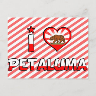 Petaluma, CA Postkarte