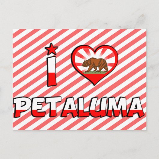 Petaluma, CA Postkarte (Vorderseite)
