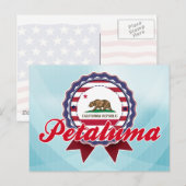 Petaluma, CA Postkarte (Vorne/Hinten)