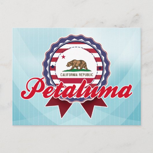 Petaluma, CA Postkarte (Vorderseite)
