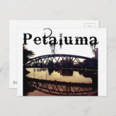 Petaluma California Postkarte (Vorne/Hinten)