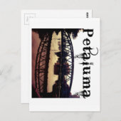 Petaluma California Postkarte (Vorne/Hinten)