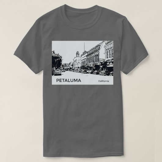 Petaluma California TShirt (Design vorne)