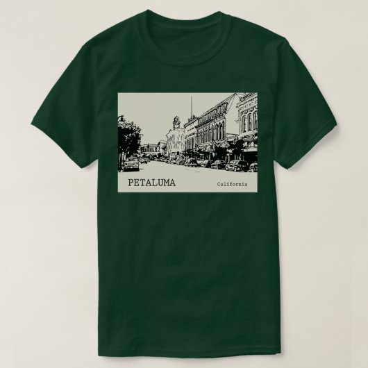 Petaluma California TShirt 1 (Design vorne)