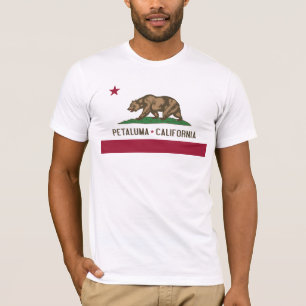Petaluma: Flagge von Kalifornien-T-Shirt T-Shirt