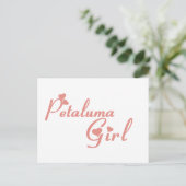 Petaluma Girl T-Shirts Postkarte (Stehend Vorderseite)